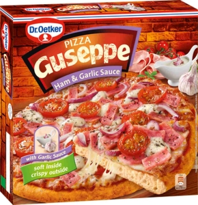 Pizza Guseppe Szynka i sos czosnk.440g