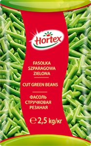Hortex-gastr.Fasolka szparagowa cięta 2,5 kg