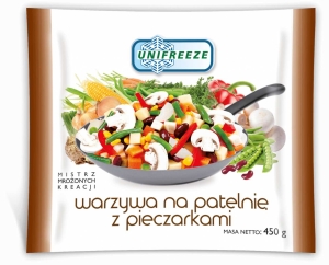 Unifreeze-D-Warzywa na patelnie z pieczarkami 450g