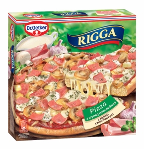 Rigga-pizza z szynką i pieczarkami 270g