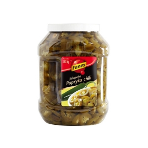 FANEX-Papryka Jalapeno cięta zielona 2830g (słoik)