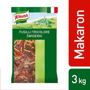 Knorr-Makaron świderki 3-kolory 3 kg