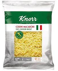 Knorr-Makaron kolana 3 kg(CODINI MACARONI HORNLI CODOS)