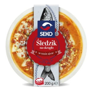 SEKO-150g Śledź z czosnkiem niedźwiedzim