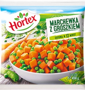 Hortex-Marchew z groszkiem 0,45kg