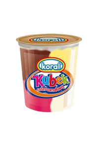 Koral-kubek 4-smakowy 180mlx40szt