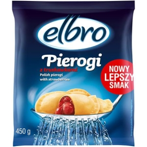 Elbro-D-Pierogi z truskawkami 450g