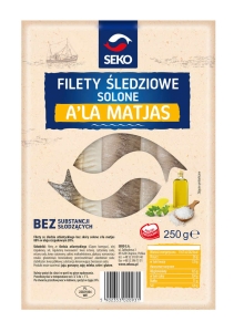 SEKO-Matjas tacka Filety śledziowe w oleju 250g