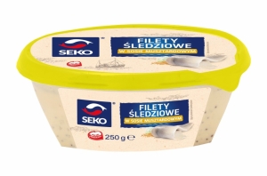 SEKO-250gFilety śledziowe w sosie musztardowym