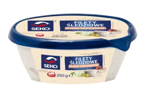 SEKO-250g Filety śledziowe w sosie śmietanowym