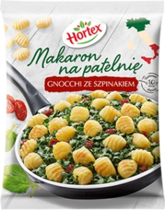 Hortex-Makaron na patelnię Gnocchi ze szpinakiem 0,45 kg