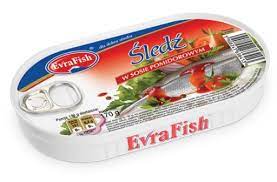 EvraFish-Śledź w sosie pomidorowym 170g
