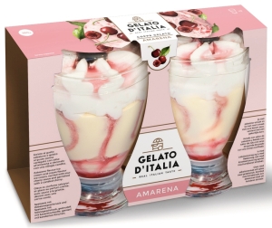 S-Pucharki lodowe Gelato d"Italia Wiśnia (zabajone) 180g