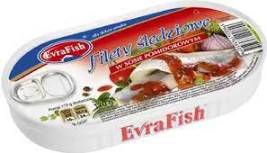 EvraFish-Filety śledziowe w sosie pomidorowym 170g