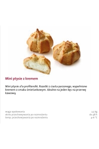KP-Mini Ptysie z kremem, 2,5kg