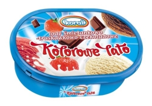 Koral-Kolorowe Lato śmiet.-trusk.-czekol.1l