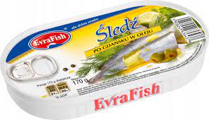 EvraFish-Śledż w oleju po gdańsku 170g