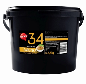 FANEX-Musztarda Sarepska 5,8 kg /wiadro