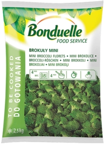 Bonduelle- Brokuły MINI 2,5kg