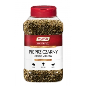 Prymat-PET Pieprz czarny grubo mielony 320g
