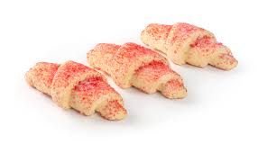 LL-Rogalik Croissant z nadz. Truskawkowym 95gx60szt